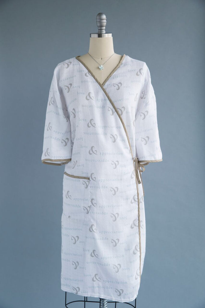 Flannel Patient Gown